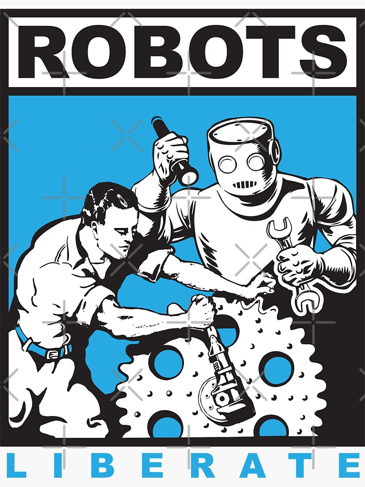 Robots liberate humans by kislev