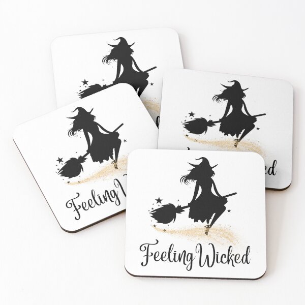 Item preview, Halloween Witch on Broom Feeling Wicked designed and sold by OneFineGem.