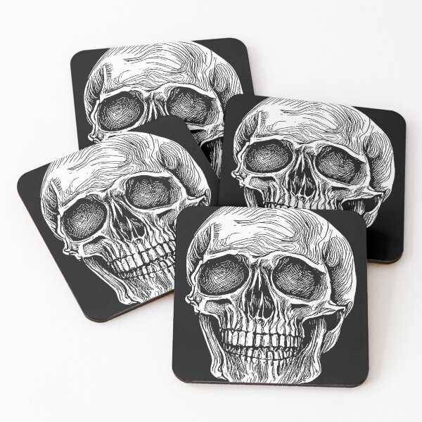 Item preview, Skull Drawing designed and sold by deathanarchy.