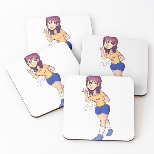 Item preview, Cute girl waving designed and sold by Jaasiel-Art.