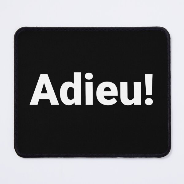 Item preview, Adieu! designed and sold by Text-based T-Shirts and Gifts.