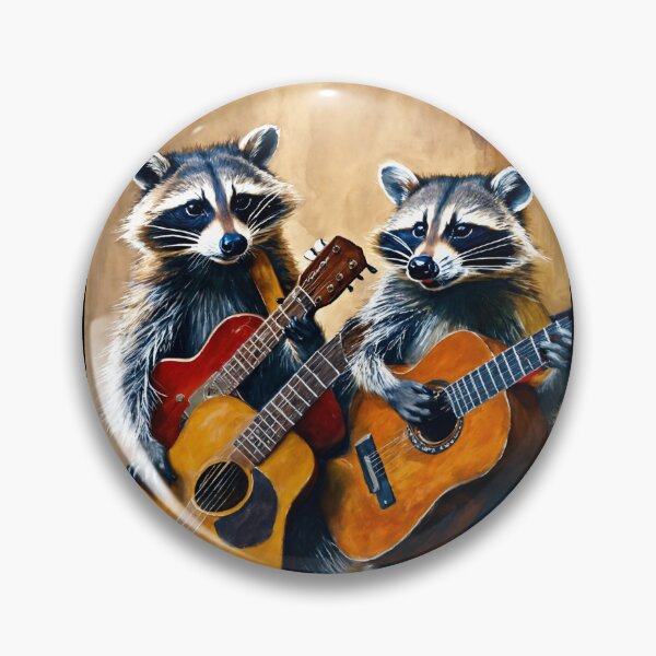 Item preview, Raccoons and guitars designed and sold by Artbellachi.