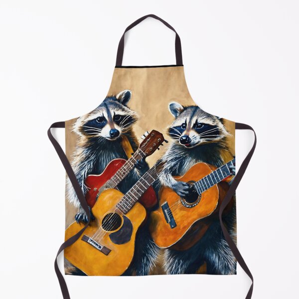 Item preview, Raccoons and guitars designed and sold by Artbellachi.