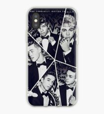 black and white collage iPhone Case