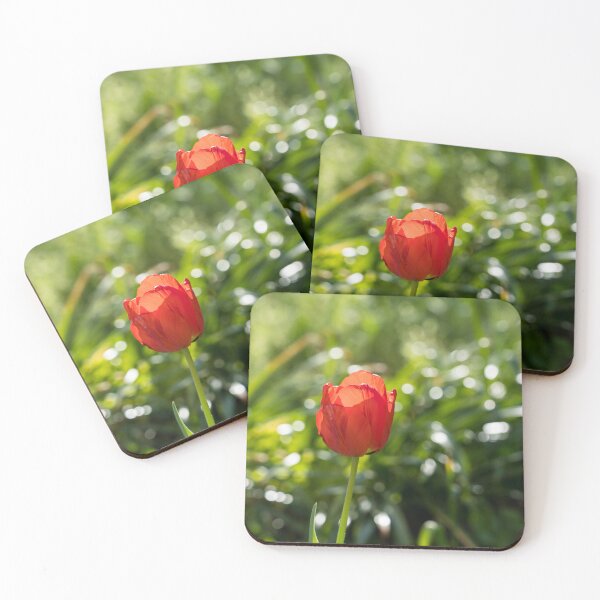 Item preview, Red Tulip Glowing in the Sunshine designed and sold by Georgia Mizuleva.