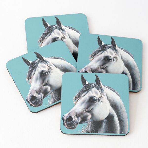 Item preview, Grey Horse Head designed and sold by critterpatchusa.