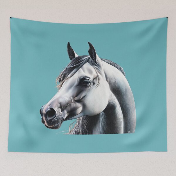Item preview, Grey Horse Head designed and sold by critterpatchusa.