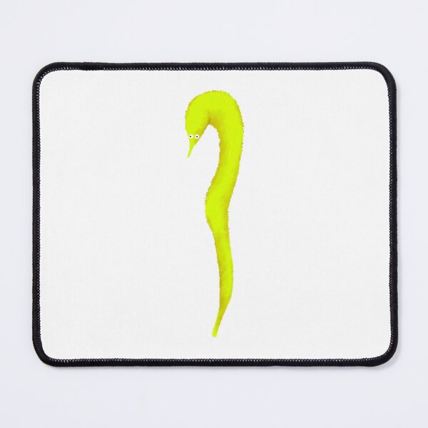 Item preview, Yellow Fuzzy Worm designed and sold by Savannahmartel.