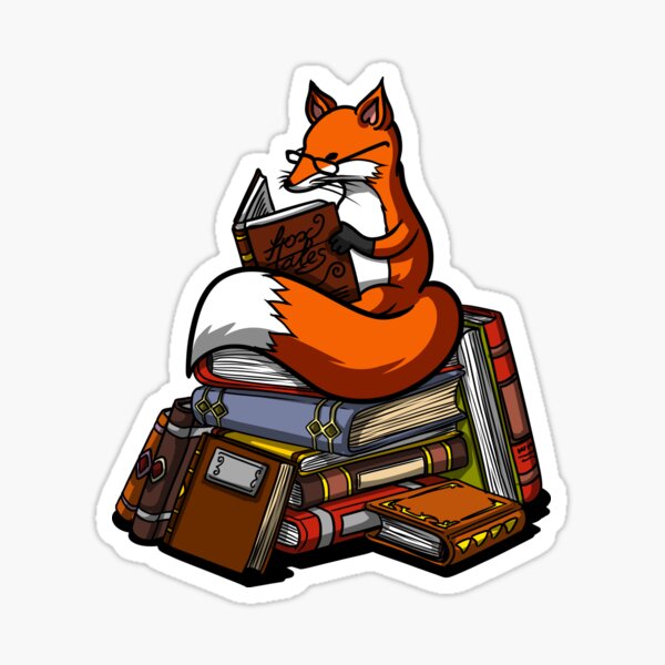 Artikel-Vorschau von Fuchs liest ein Buch, designt und verkauft von Nikolay Lachezarov Todorov.