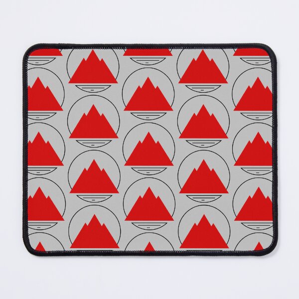 Item preview, Geometric RED Mountain range designed and sold by DesignsByKazu.