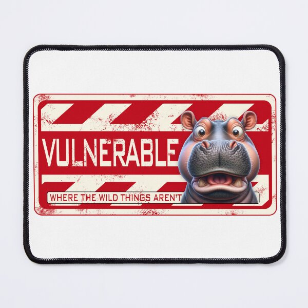 Item preview, Vulnerable animals - Hippo designed and sold by roundowl.