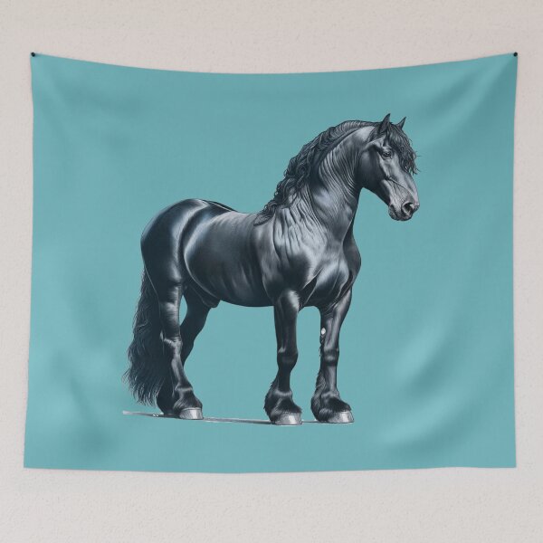 Item preview, Friesian Horse Mount of Kings designed and sold by critterpatchusa.