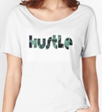 Hustle Design Money in Words Women's Relaxed Fit T-Shirt
