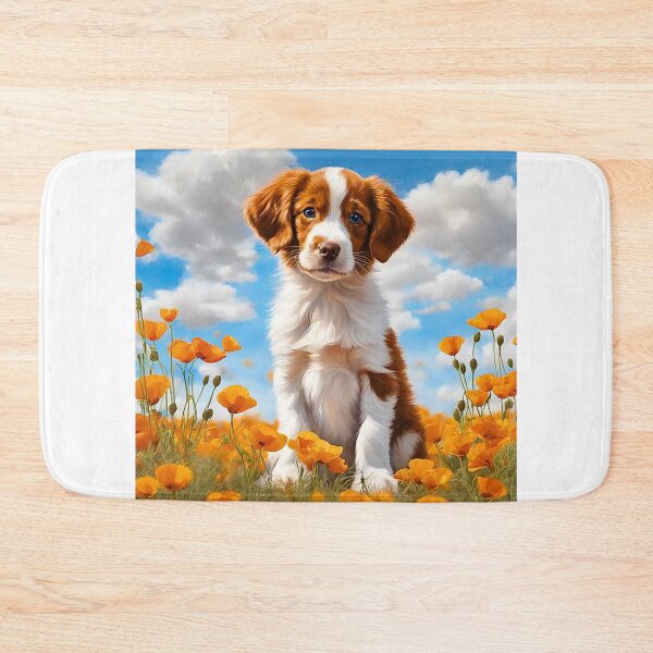 Item preview, California Poppy Brittany Spaniel Puppy designed and sold by Fredster1966.