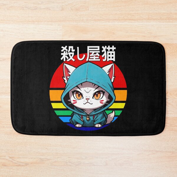 Item preview, Assassin Cat, Neko, Anime, Cartoon, Japanese, Funny Cat designed and sold by Porcupine Tees ⭐⭐⭐⭐⭐.