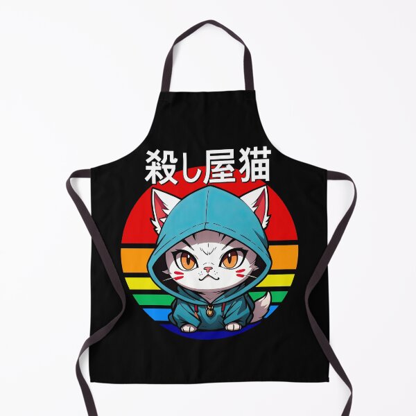 Item preview, Assassin Cat, Neko, Anime, Cartoon, Japanese, Funny Cat designed and sold by Porcupine Tees ⭐⭐⭐⭐⭐.