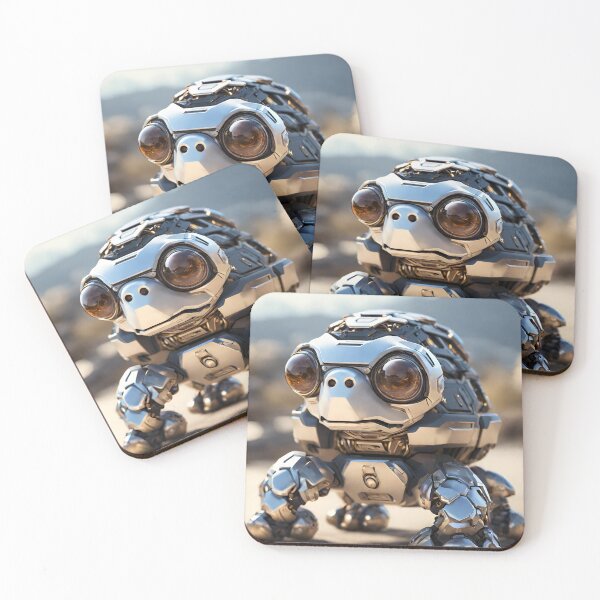 Item preview, Cute little turtle robot 04 designed and sold by gao7650.