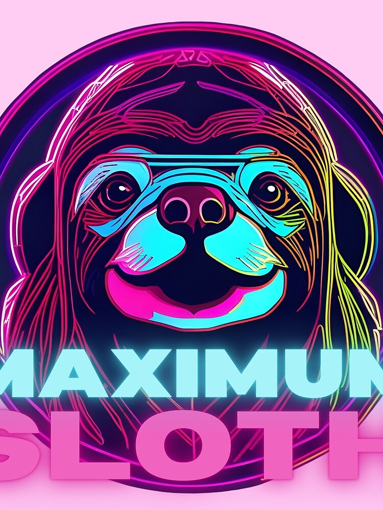 Thumbnail 3 of 3, Scarf, Maximum Sloth designed and sold by pUNKnown.