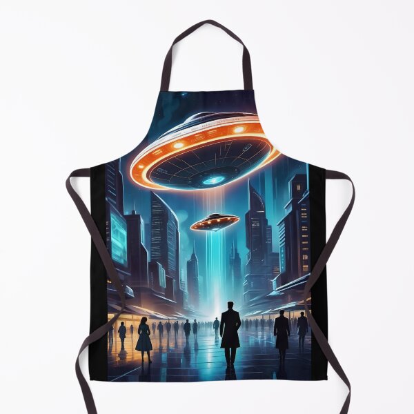 Item preview, Alien Invasion, UFO, Futuristic City, Sci Fi Collection! designed and sold by lonelymoony.