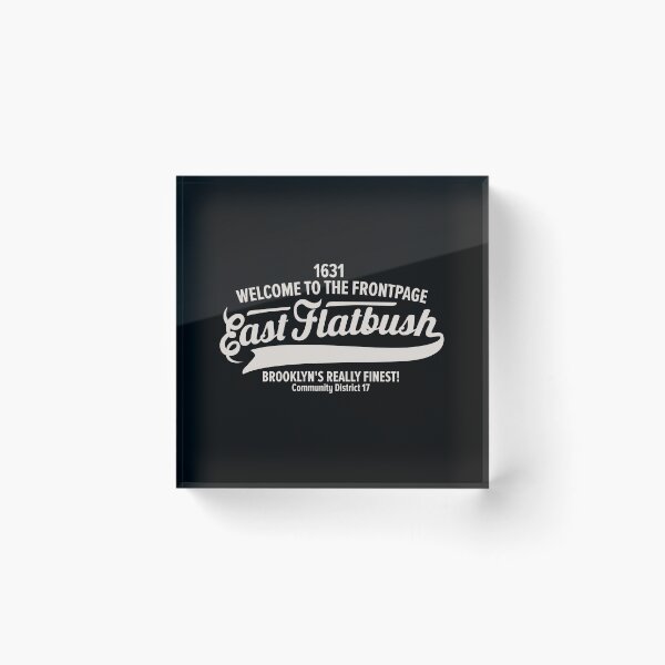 Item preview, New York Brooklyn - East Flatbush Brooklyn Lettering - East Flatbush Logo designed and sold by Boogosh.