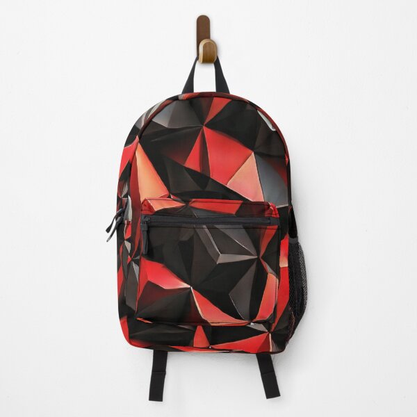 Item preview, Red and Black Polygon Pattern designed and sold by OpeliaSol.