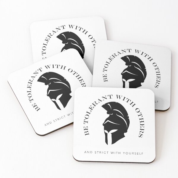 Item preview, "Be Tolerant with Others and Strict with Yourself" Motivational Quote designed and sold by Patryk Wiatrowski.