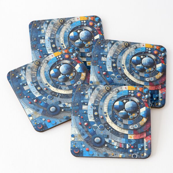 Item preview, Abstract Geometric Cosmos Tapestry designed and sold by PillowTalkyZone.