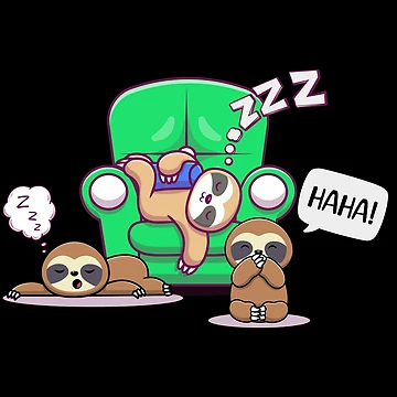 Artwork thumbnail, Sloth Stack by GUARAPITADESIGN