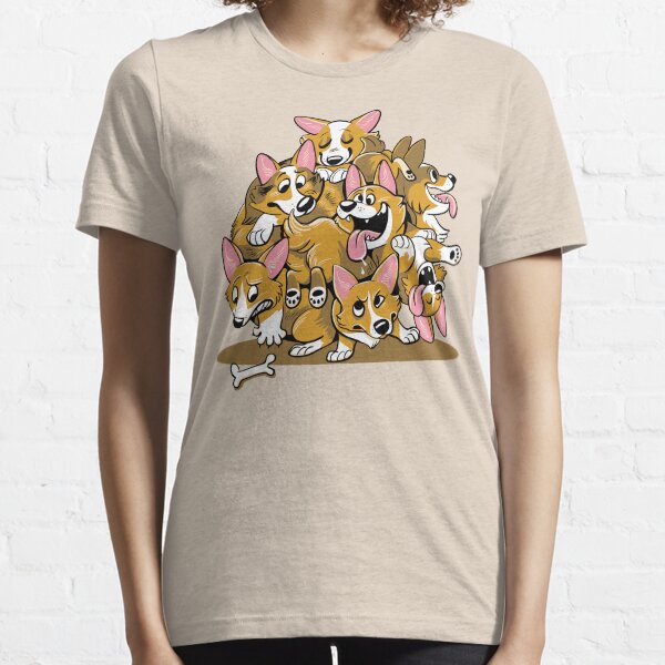Corgi Cluster Essential T-Shirt