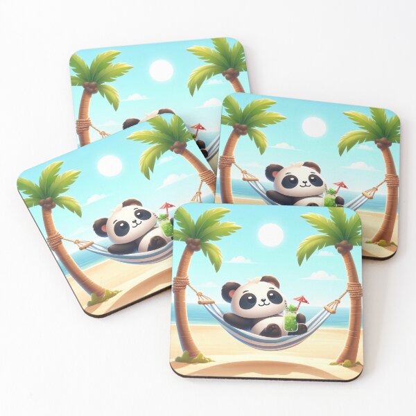 Item preview, Cute panda on the beach designed and sold by derickorense.