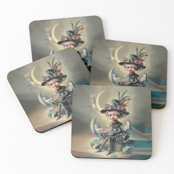 Item preview, Enchanted Whimsy: Big-Eyed Fantasy Art & Playful Cats designed and sold by MarinaFila.