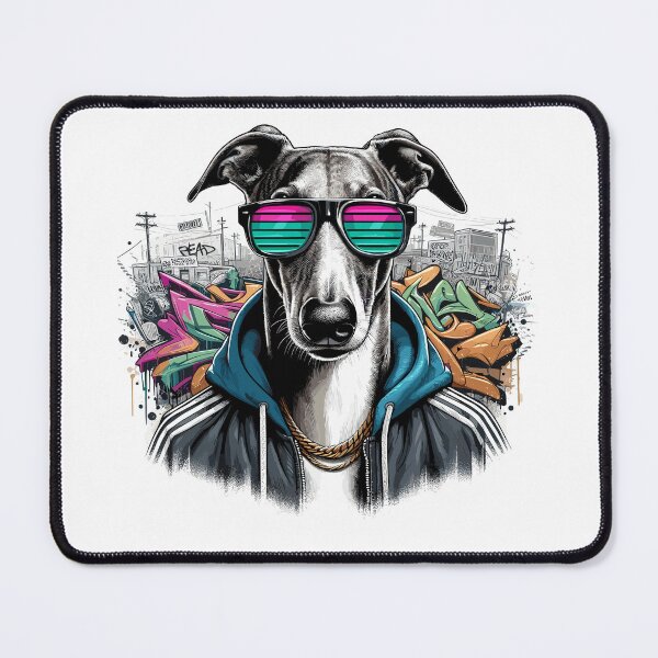 Item preview, Greyhound Dog Sunglasses Graffiti Gift designed and sold by Pineapple-Tree.