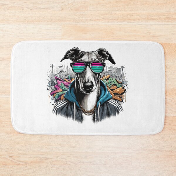 Item preview, Greyhound Dog Sunglasses Graffiti Gift designed and sold by Pineapple-Tree.