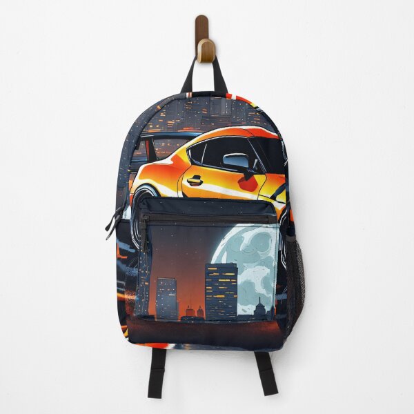 Item preview, Modern Toyota Supra Orange Illustration Design designed and sold by Salimgor Hangaround Music.