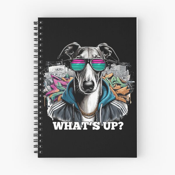 Item preview, Greyhound What's up? Dog Graffiti Gift designed and sold by Pineapple-Tree.