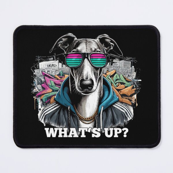 Item preview, Greyhound What's up? Dog Graffiti Gift designed and sold by Pineapple-Tree.