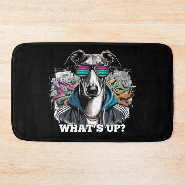 Item preview, Greyhound What's up? Dog Graffiti Gift designed and sold by Pineapple-Tree.
