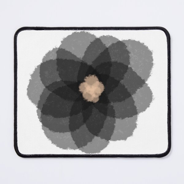 Item preview, black flower designed and sold by Jessica Benavides.