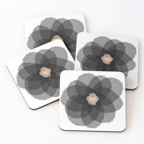 Item preview, black flower designed and sold by Jessica Benavides.