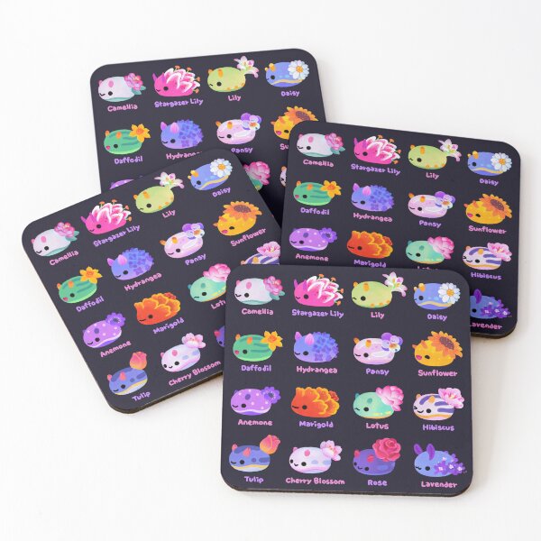 Item preview, Flower sea slug - dark designed and sold by pikaole.