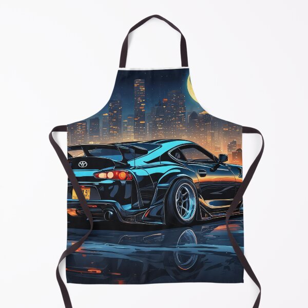 Artikelvorschau, Moderner Toyota Supra Mitternachts Blau Illustration Design entworfen und verkauft von Salimgor Hangaround Music.