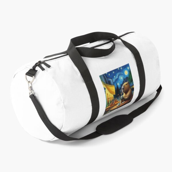 Item preview, Capybara ft. Van Gogh-Cafe Terrace at Night1 designed and sold by Capybara Art Lover.