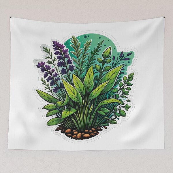 Item preview, Nature in focus: detailed plant illustration designed and sold by Ink-Kreativ.