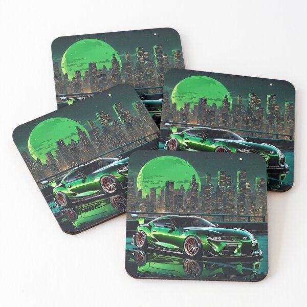 Artikelvorschau, Moderner Toyota Supra Parkdeck Illustration Design entworfen und verkauft von Salimgor Hangaround Music.