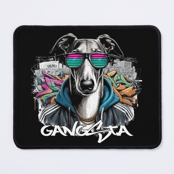Item preview, Greyhound Gangsta Dog Graffiti Gift designed and sold by Pineapple-Tree.