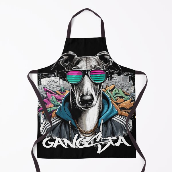 Item preview, Greyhound Gangsta Dog Graffiti Gift designed and sold by Pineapple-Tree.