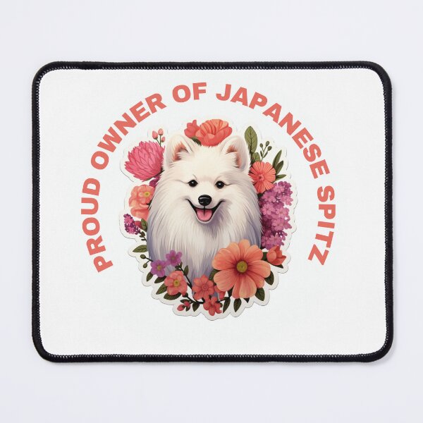 Item preview, Cute Flower Japanese Spitz Mom Dad Guardian Angel Best Friend Doggie Paw designed and sold by SMARTKIT DESIGNAGENCY.