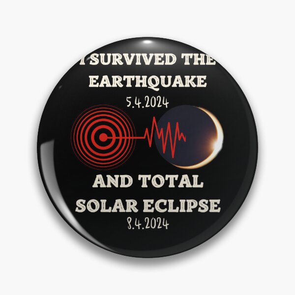 Item preview,  I survived the NY Earthquake and total solar eclipse designed and sold by MilkyForest.