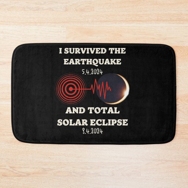 Item preview,  I survived the NY Earthquake and total solar eclipse designed and sold by MilkyForest.