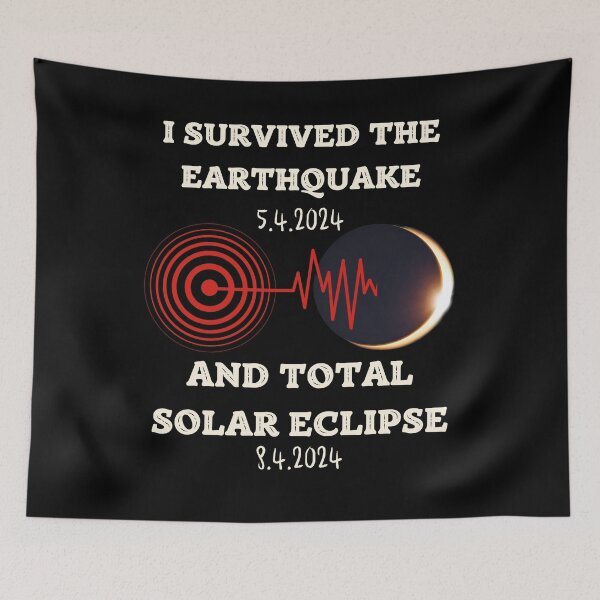 Item preview,  I survived the NY Earthquake and total solar eclipse designed and sold by MilkyForest.